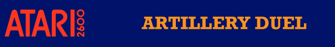 Artillery Duel/Ghost Manor logo for Atari 2600